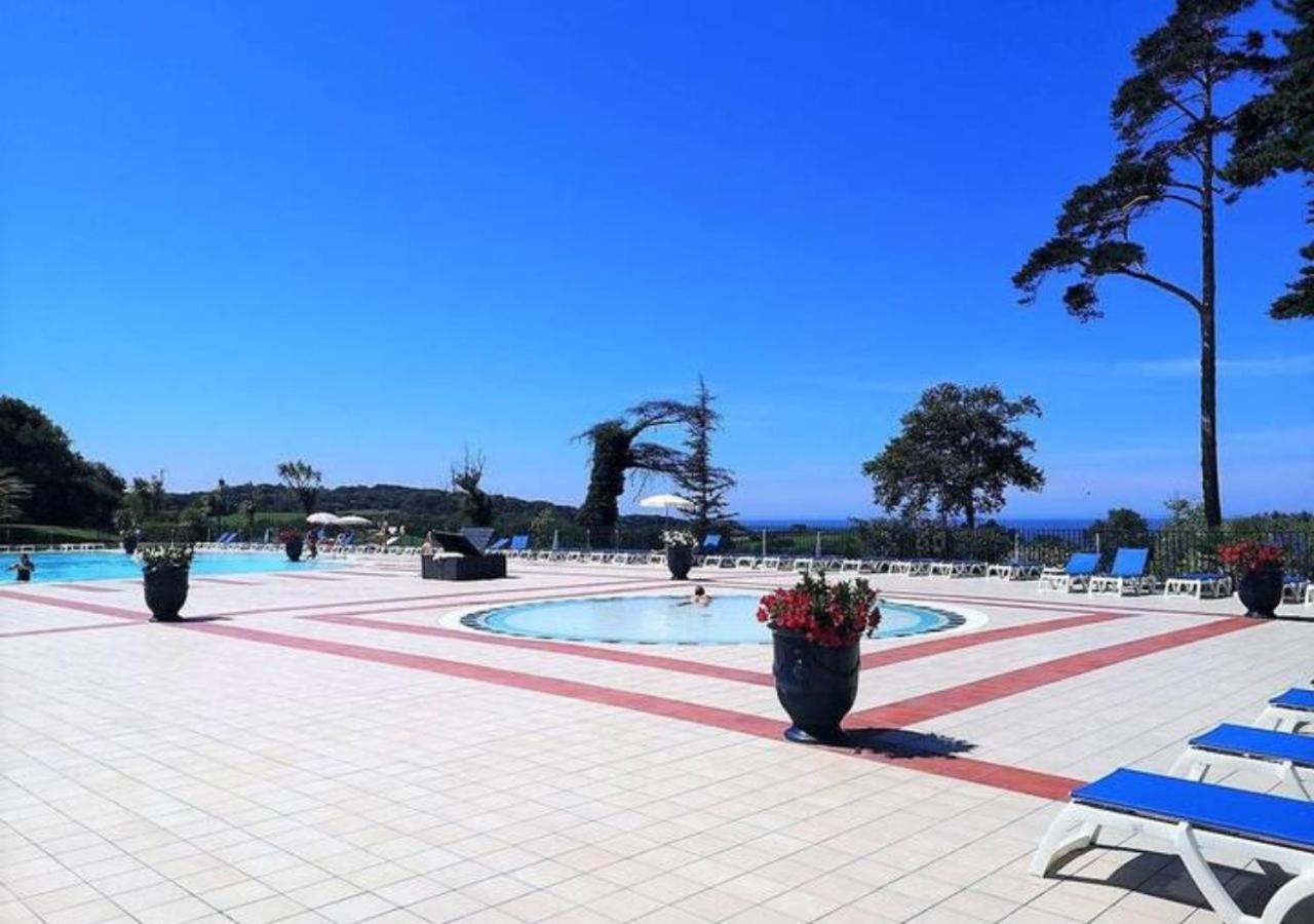 Atlantic Selection - Domaine De Bordaberry - Terrasse & Superbe Piscine Lägenhet Urrugne Exteriör bild